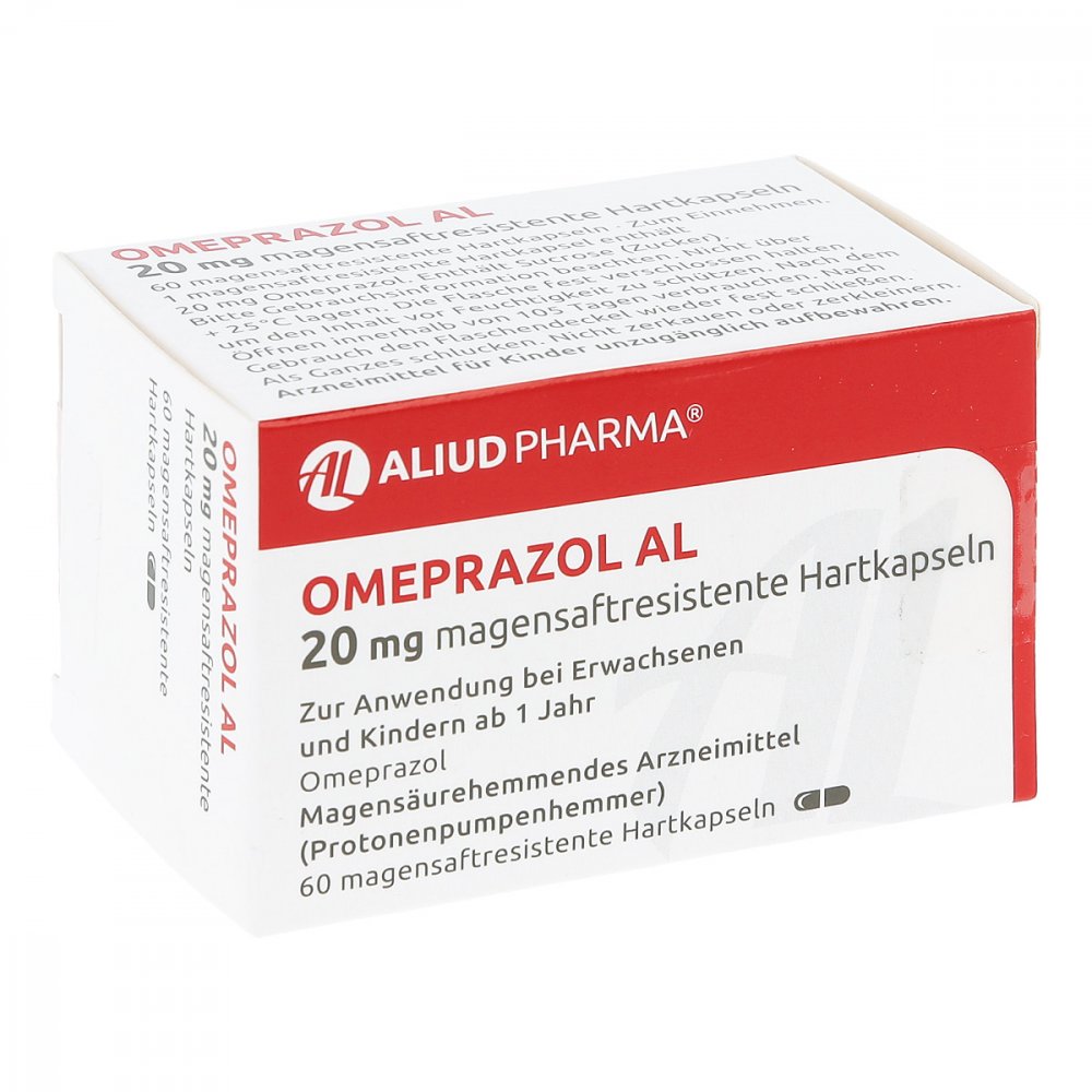 Omeprazol Al 20 Mg Magensaftresistente Hartkapseln (60 stk)