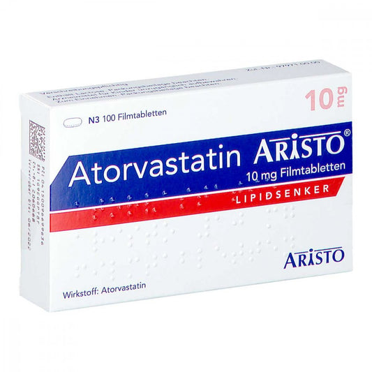 Atorvastatin Aristo 10 Mg Filmtabletten (100 stk)