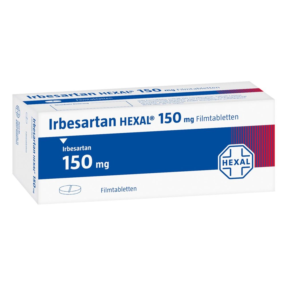 Irbesartan Hexal 150 Mg Filmtabletten (98 stk)