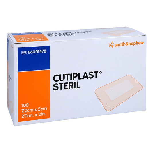 Das Produktfoto zeigt Cutiplast Steril Wundverband 5x7,2 Cm (100 stk) PZN 09680485