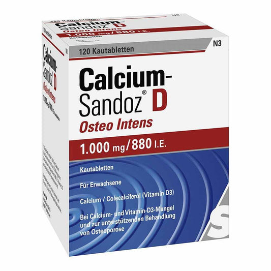 Calcium Sandoz D Osteo Intens Kautabletten (120 stk)
