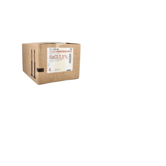 Das Produktfoto zeigt Isotonische Kochsalzlsg.0,9% Bernburg Inf.-L.Pe (10X250 ml) PZN 09693708