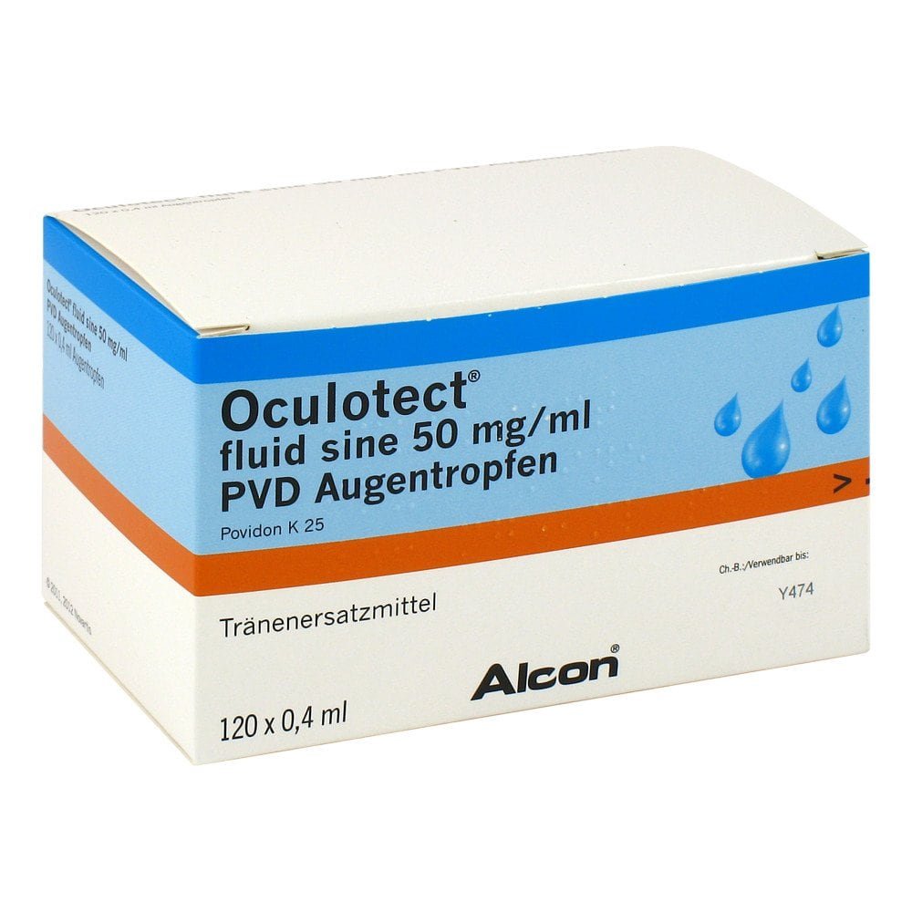Das Produktfoto zeigt Oculotect Fluid Sine Pvd Augentropfen (120X0.4 ml) PZN 09708628