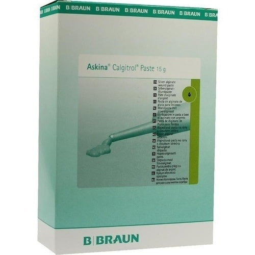 Das Produktfoto zeigt Askina Calgitrol Silberalginat Tamponaden (10X15 g) PZN 09711547