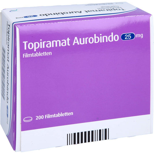 Topiramat Aurobindo 25 Mg Filmtabletten (200 stk)