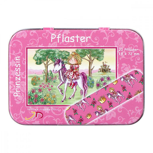 Das Produktfoto zeigt Kinderpflaster Prinzessin Dose (20 stk) PZN 09718584