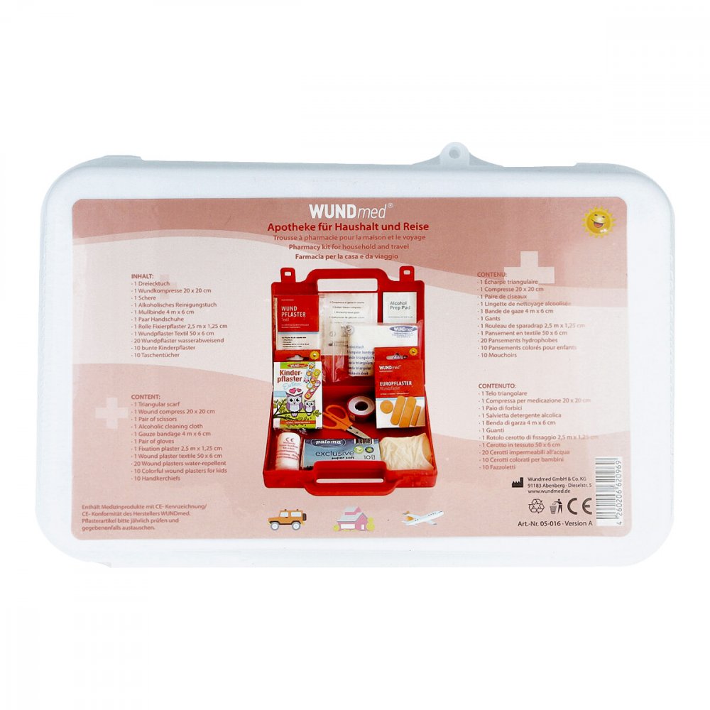 Das Produktfoto zeigt Apotheke Für Haushalt+Reise Verbandskasten (1 stk) PZN 09735080