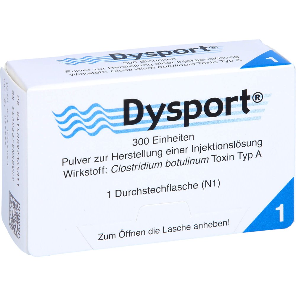 Dysport 300 Einheiten Pulver Z.Herst.E.Inj.-Lsg. (1 stk)