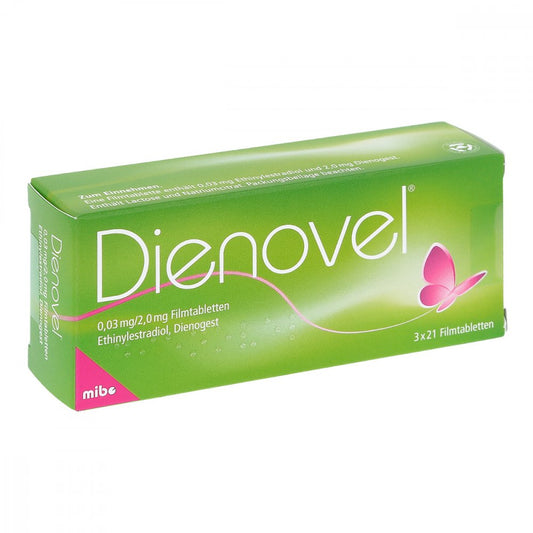 Dienovel 0,03 Mg/2,0 Mg Filmtabletten (3X21 stk)