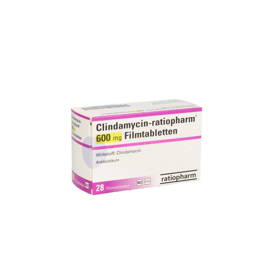 Clindamycin-Ratiopharm 600 Mg Filmtabletten (28 stk)