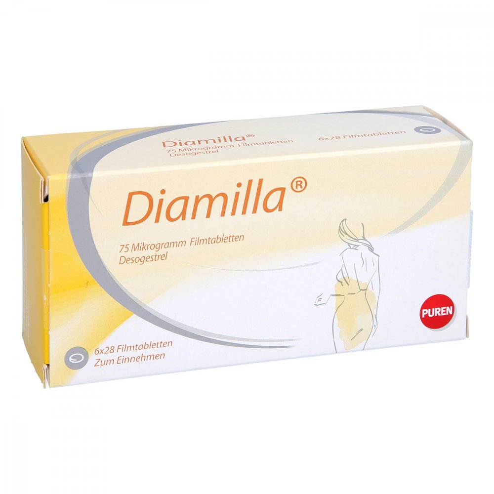 Diamilla 75 Mikrogramm Filmtabletten (6X28 stk)