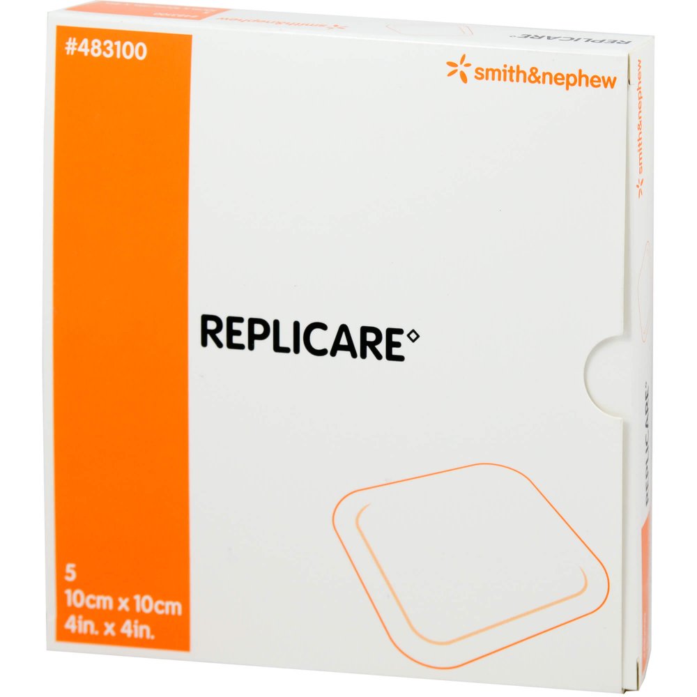 Das Produktfoto zeigt Replicare 10x10 Cm Verband (5 stk) PZN 09769794