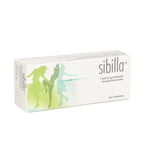 Sibilla 2 Mg/0,03 Mg Filmtabletten (6X21 stk)