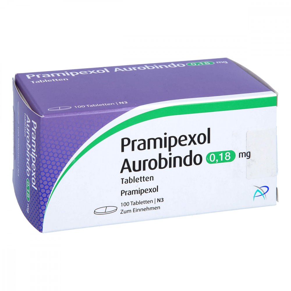 Pramipexol Aurobindo 0,18 Mg Tabletten (100 stk)