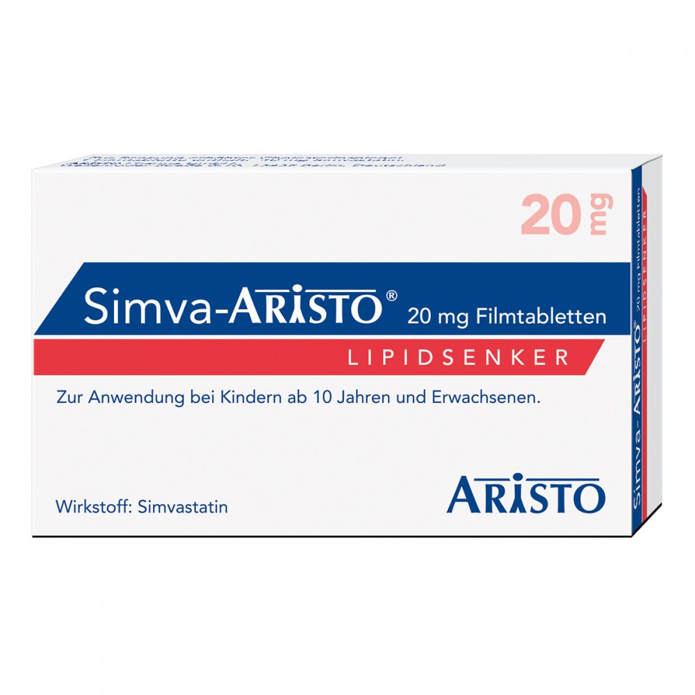 Simva Aristo 20 Mg Filmtabletten (100 stk)