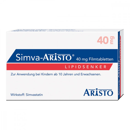 Simva Aristo 40 Mg Filmtabletten (100 stk)