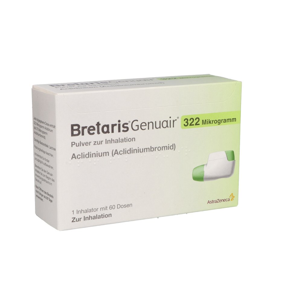 Bretaris Genuair 322 Μg Pulver Z.Inhalation 1x60ed (1 stk)