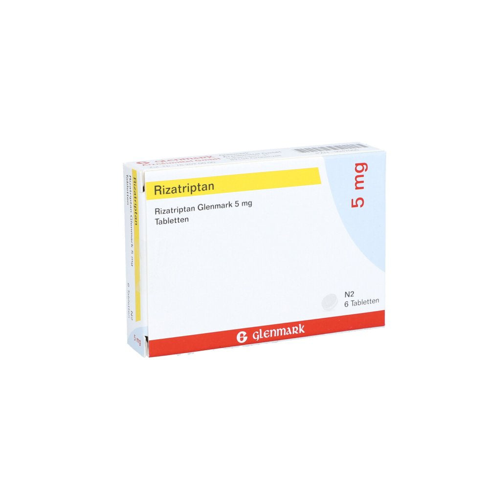Rizatriptan Glenmark 5 Mg Tabletten (6 stk)