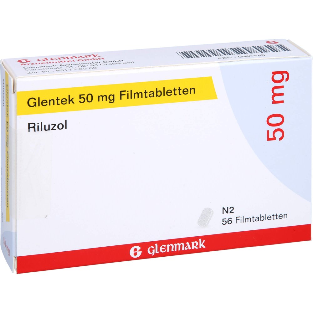 Das Produktfoto zeigt Glentek 50 Mg Filmtabletten (56 stk) PZN 09947540
