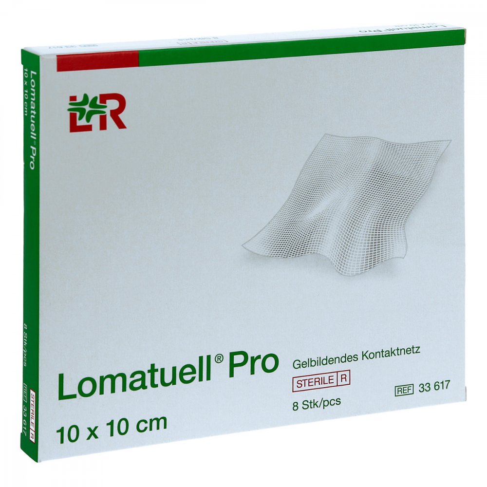 Lomatuell Pro 10x10 Cm Steril (8 stk)