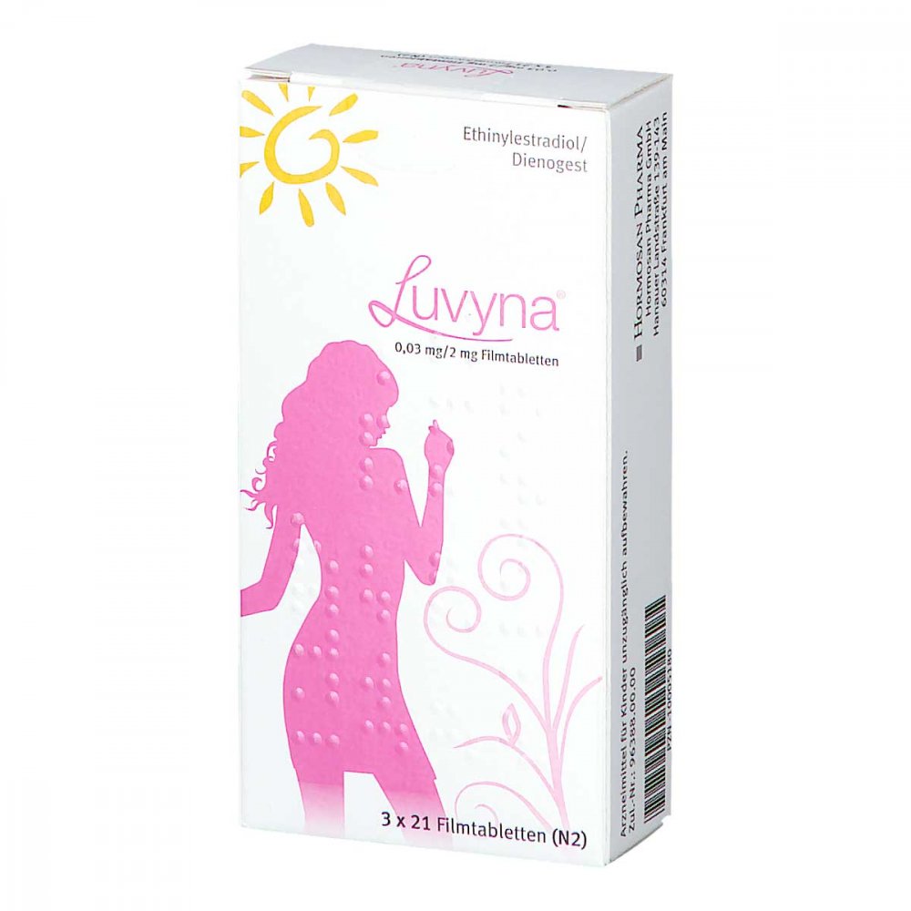 Luvyna 0,03 Mg/2 Mg Filmtabletten (3X21 stk)