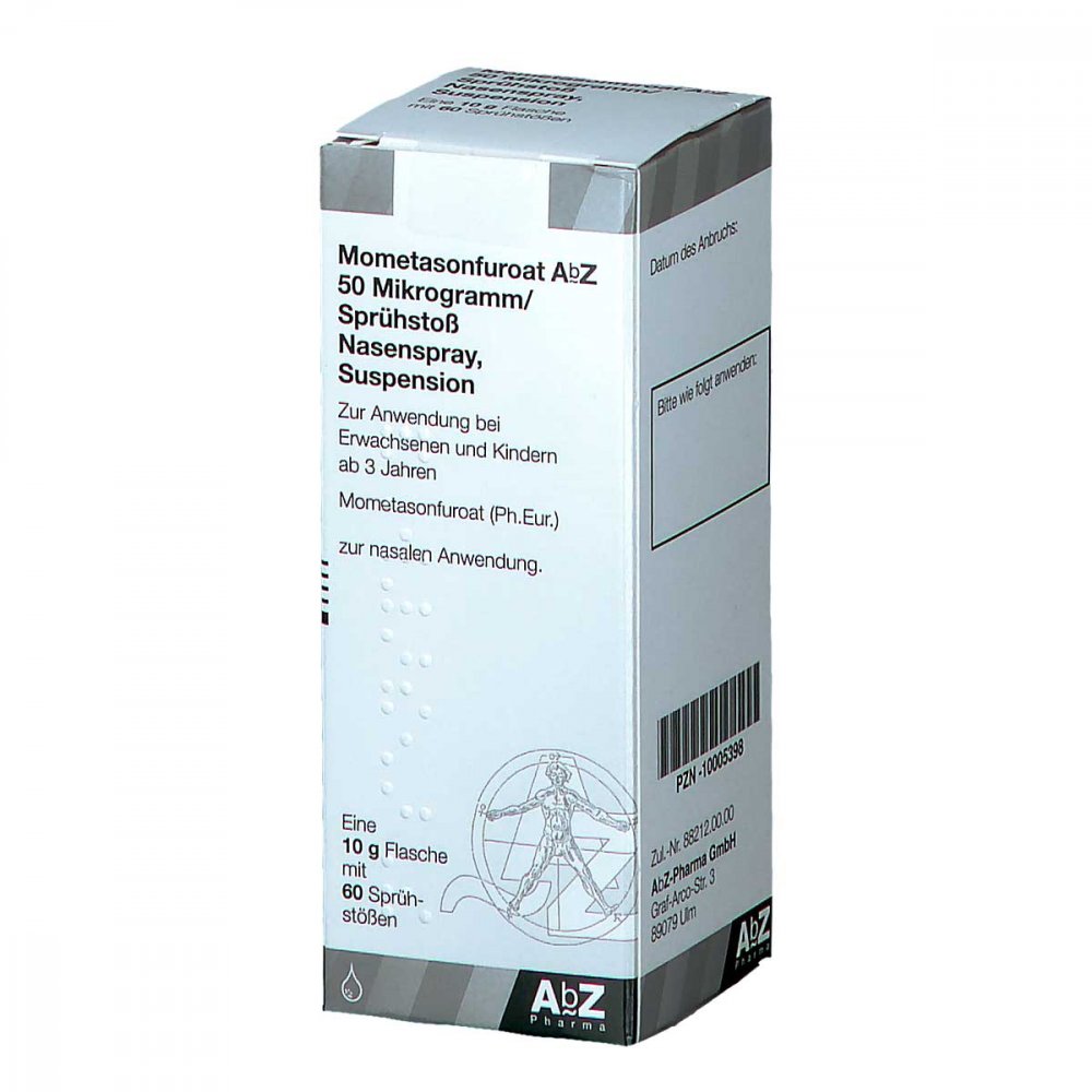 Mometasonfuroat Abz 50 Μg/Spr.St.Nasenspr.Susp.60 (10 g)