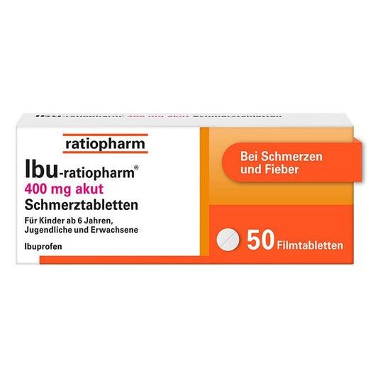 Ibu-Ratiopharm 400 Mg Akut Schmerztbl.Filmtabl. (50 stk)