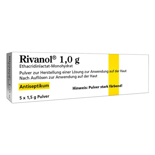 Rivanol 1,0 G Pulver (5 stk)