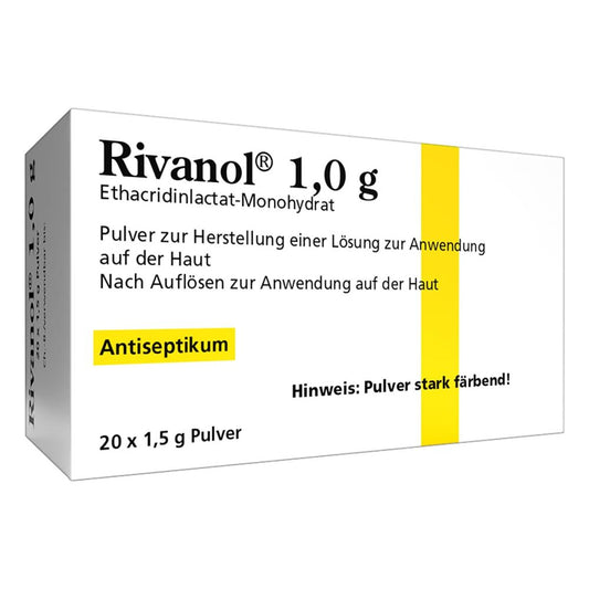 Rivanol 1,0 G Pulver (20 stk)