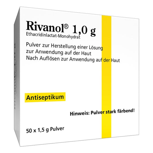 Rivanol 1,0 G Pulver (50 stk)