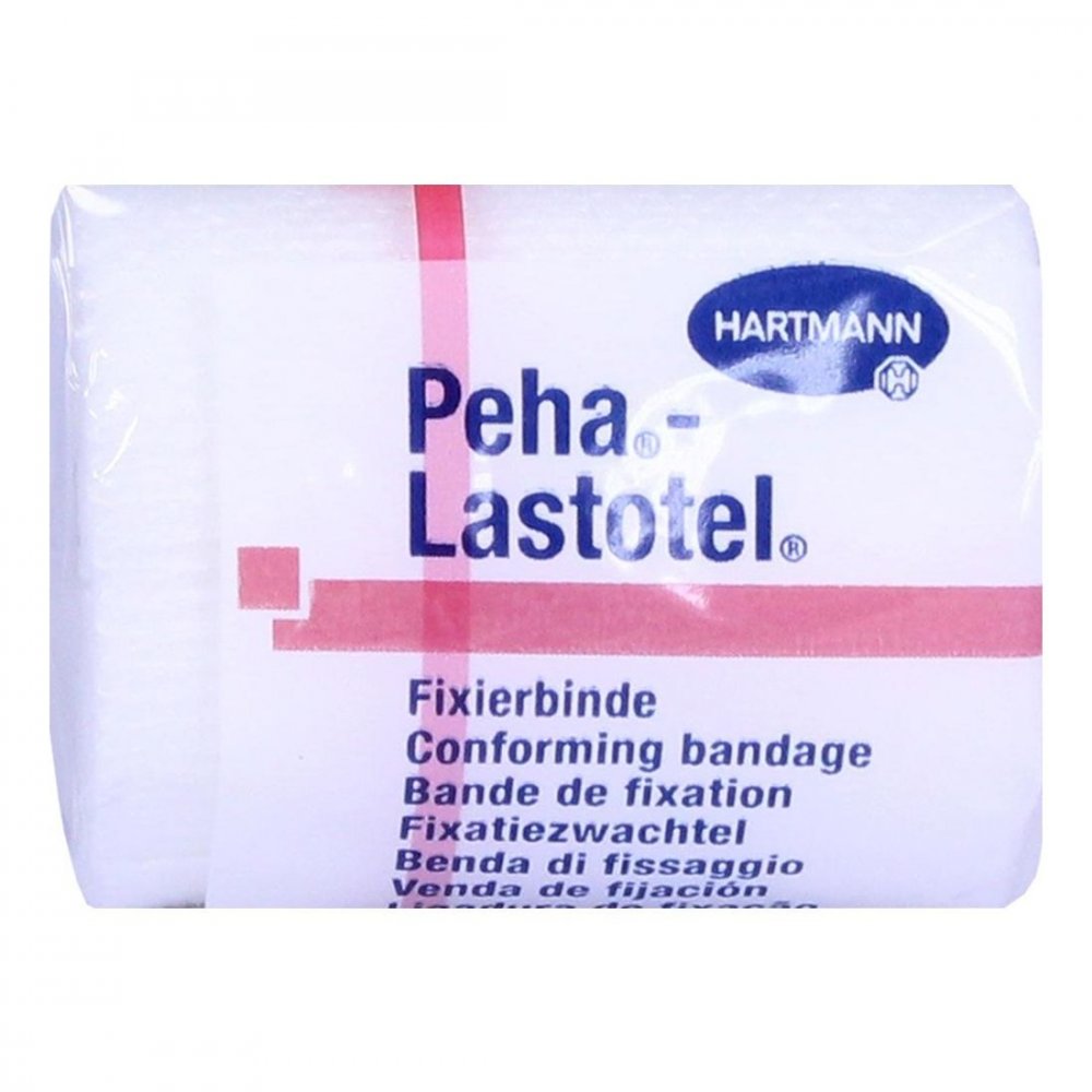 Das Produktfoto zeigt Peha-Lastotel Fixierbinde 4 Cmx4 M (1 stk) PZN 10069300
