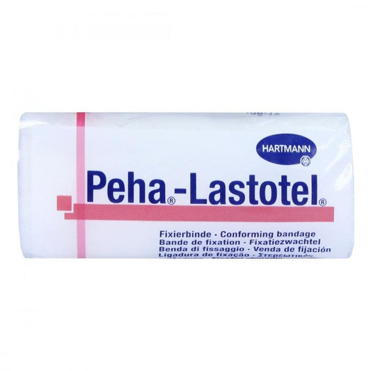 Das Produktfoto zeigt Peha-Lastotel Fixierbinde 8 Cmx4 M (1 stk) PZN 10069323