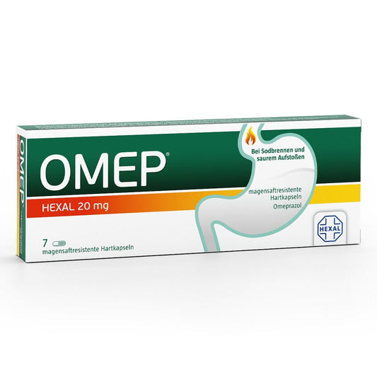 Omep Hexal 20 Mg Magensaftresistente Hartkapseln (7 stk)