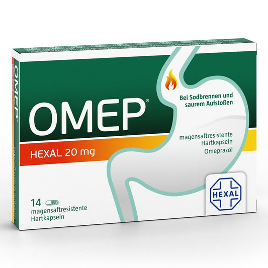 Omep Hexal 20 Mg Magensaftresistente Hartkapseln (14 stk)