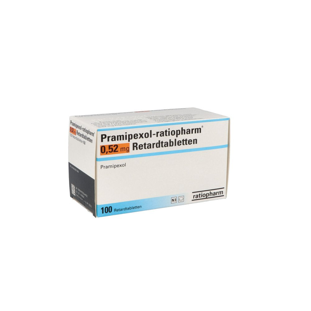 Pramipexol-Ratiopharm 0,52 Mg Retardtabletten (100 stk)
