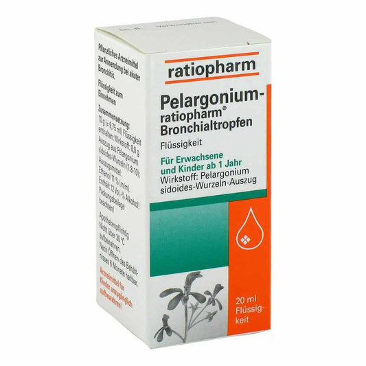 Pelargonium-Ratiopharm Bronchialtropfen (20 ml)