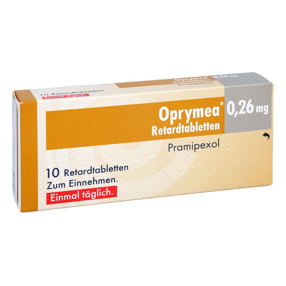 Das Produktfoto zeigt Oprymea 0,26 Mg Retardtabletten (10 stk) PZN 10090576