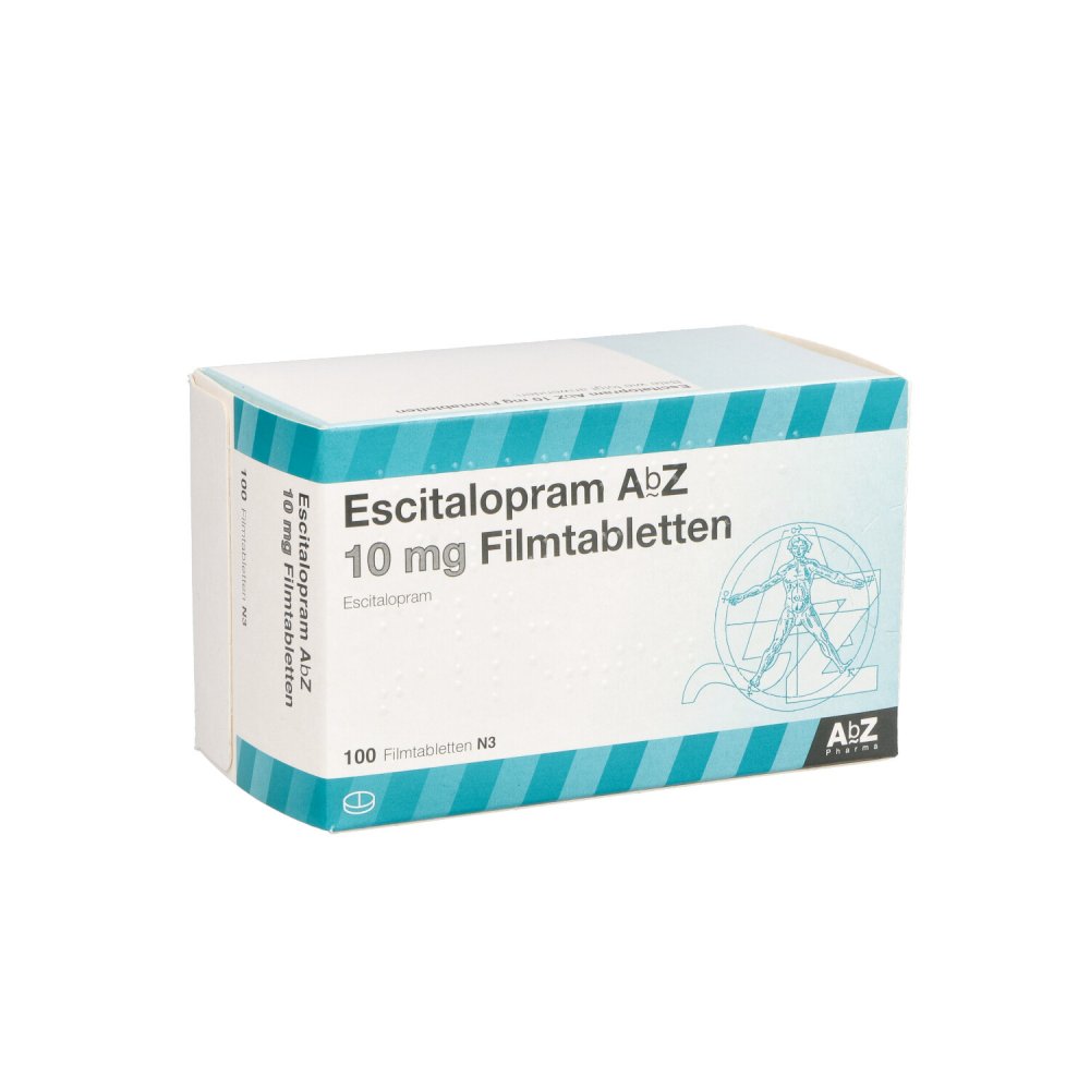 Escitalopram Abz 10 Mg Filmtabletten (100 stk)