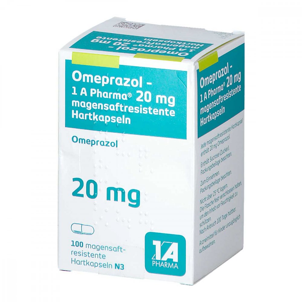 Omeprazol-1a Pharma 20 Mg Magensaftres.Hartkapseln (100 stk)