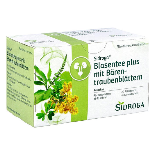 Sidroga Blasentee Plus Mit Bärentraubenblättern (20X2.0 g)