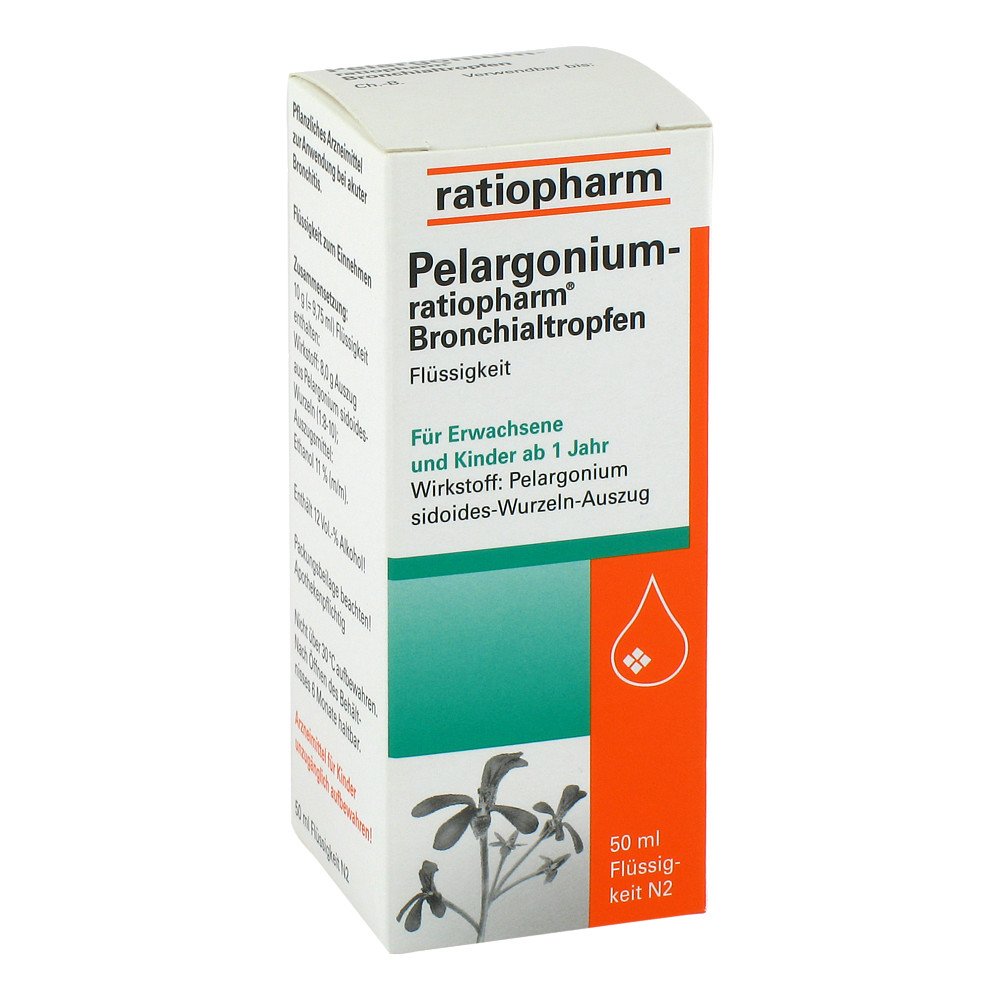 Pelargonium-Ratiopharm Bronchialtropfen (50 ml)