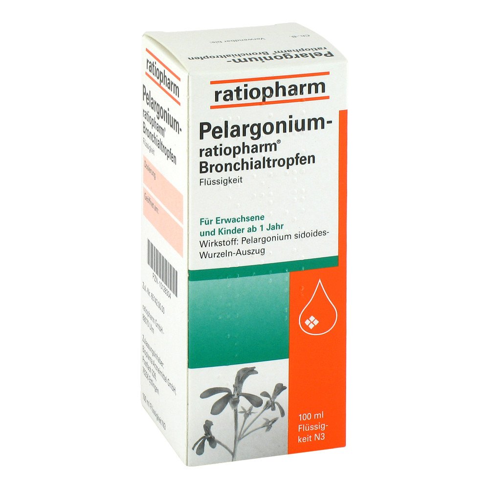 Pelargonium-Ratiopharm Bronchialtropfen (100 ml)