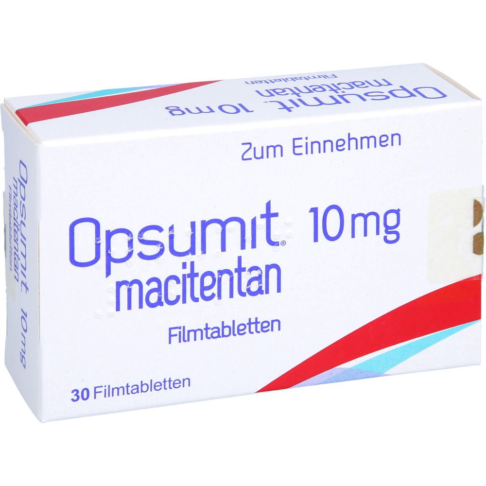 Das Produktfoto zeigt Opsumit 10 Mg Filmtabletten (30 stk) PZN 10131105
