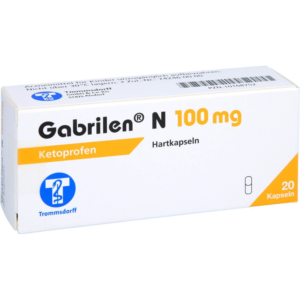 Gabrilen N 100 Mg Hartkapseln (20 stk)
