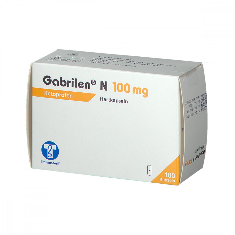 Gabrilen N 100 Mg Hartkapseln (100 stk)