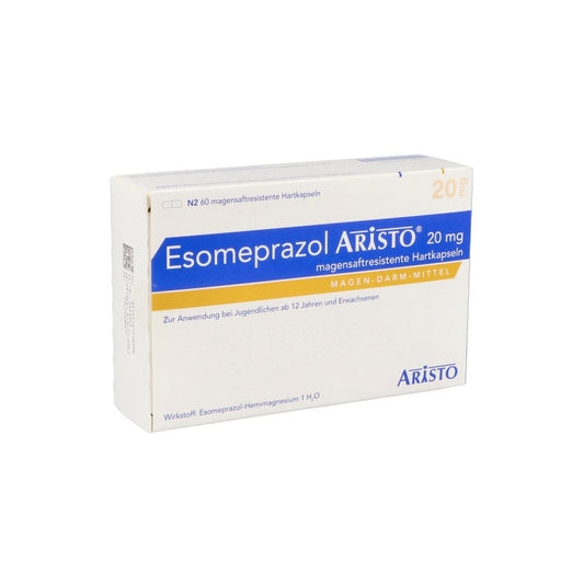 Esomeprazol Aristo 20 Mg Magensaftres.Hartkapseln (60 stk)
