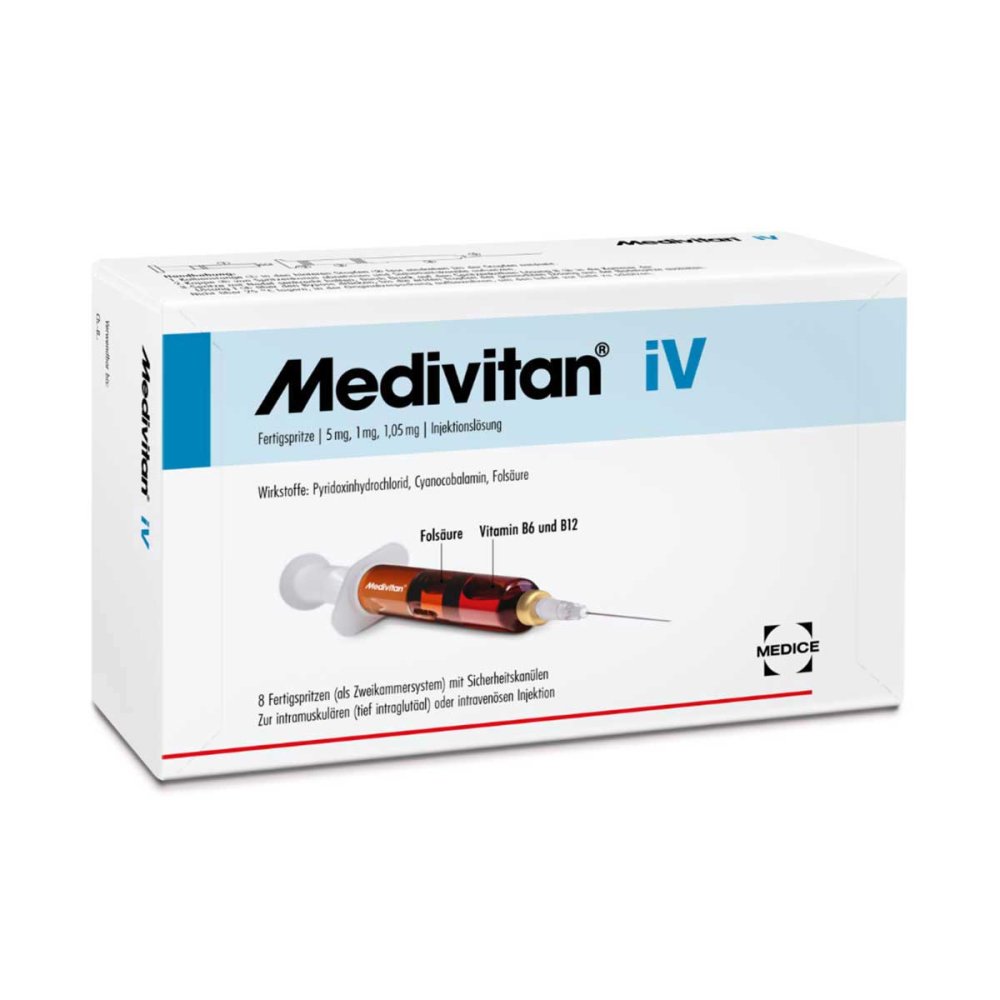 Medivitan Iv Injektionslösung In Zweikammerspritze (8 stk)