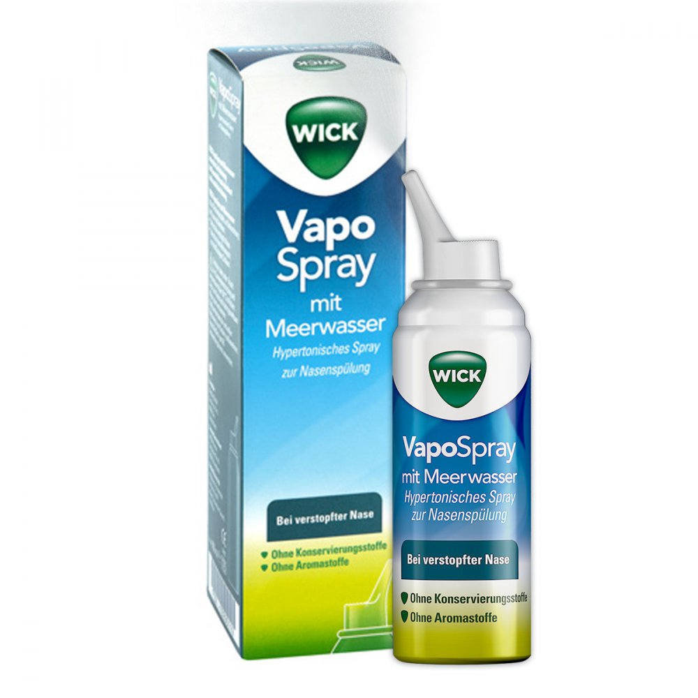 Das Produktfoto zeigt Wick Vapospray Zur Nasenspülung Hypertonic (100 ml) PZN 10200119