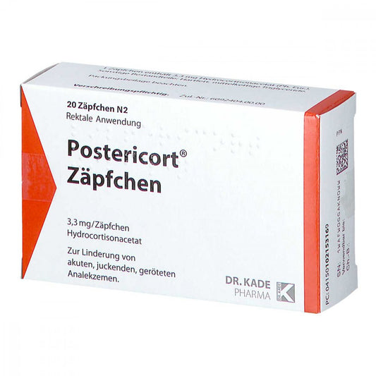Postericort Zäpfchen (20 stk)
