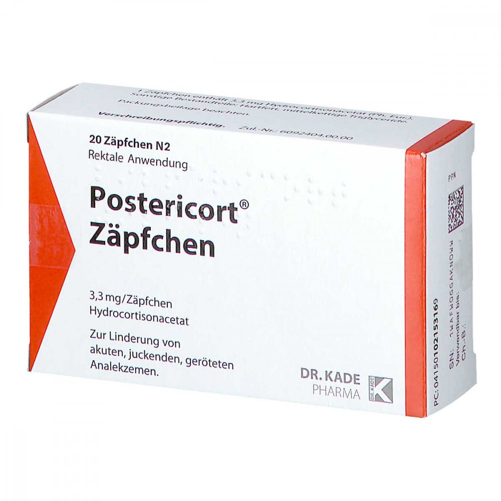Postericort Zäpfchen (20 stk)
